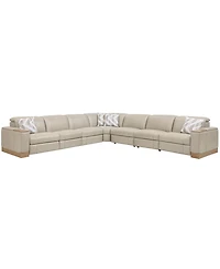 Maxyne 7-Piece L-Shape Sectional with 4 Power Motion Recliners