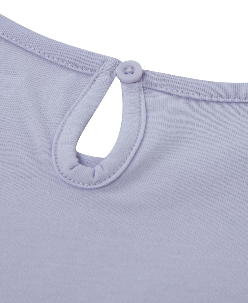 Levi's Baby Girls' Ruffle Knit Top and Fleece Pants, 2-Piece Set