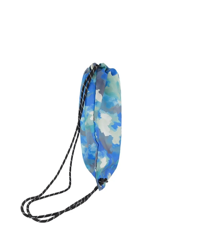 Deux par Deux Little Boy Camouflage Durable Lightweight Drawstring Bag