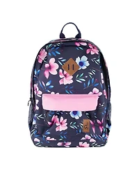 Deux par Deux Little Girl Floral Practical Spacious Durable Backpack