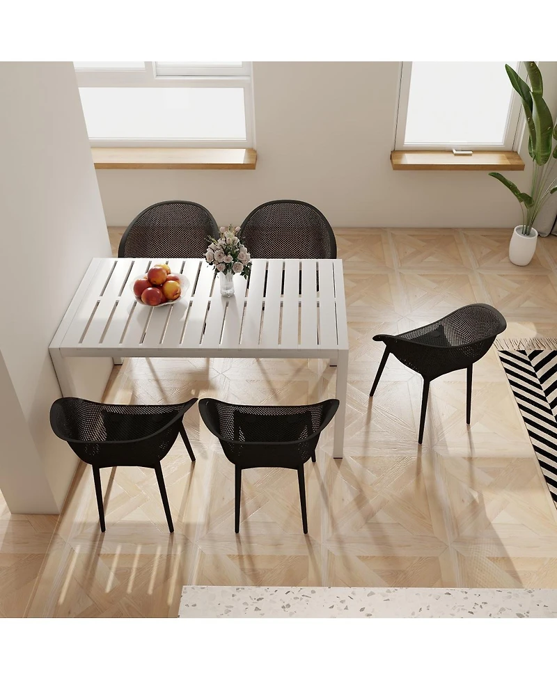Streamdale Furniture Warm Modern Lounge Chairs Table Set