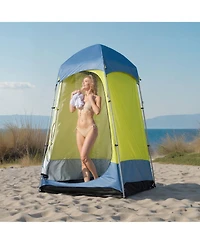 Cozito Camping Shower Tent, 1-Room Portable Privacy Changing Room with Steel Poles