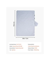 Cozito Wearable Camping Blanket, Polyester Fleece Stadium Blanket