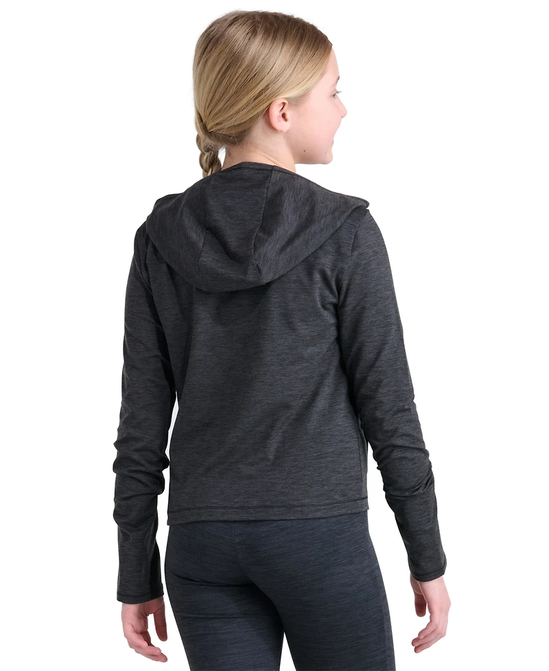 adidas Girls' 7-16 Long-Sleeve Full-Zip Hooded Jacket
