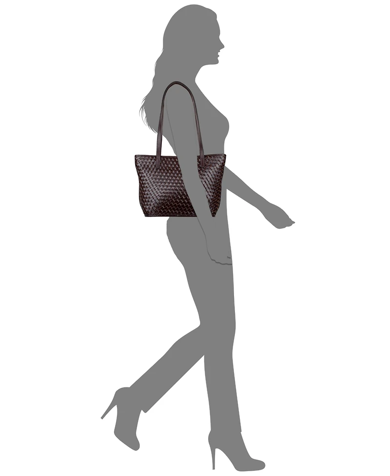 Patricia Nash Emmie Medium Leather Tote Handbag