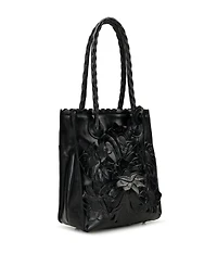 Patricia Nash Charline Cavo Tooled Applique Leather Small Tote Handbag