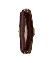 Coach Suede Jet Leather Small Shoulder Bag