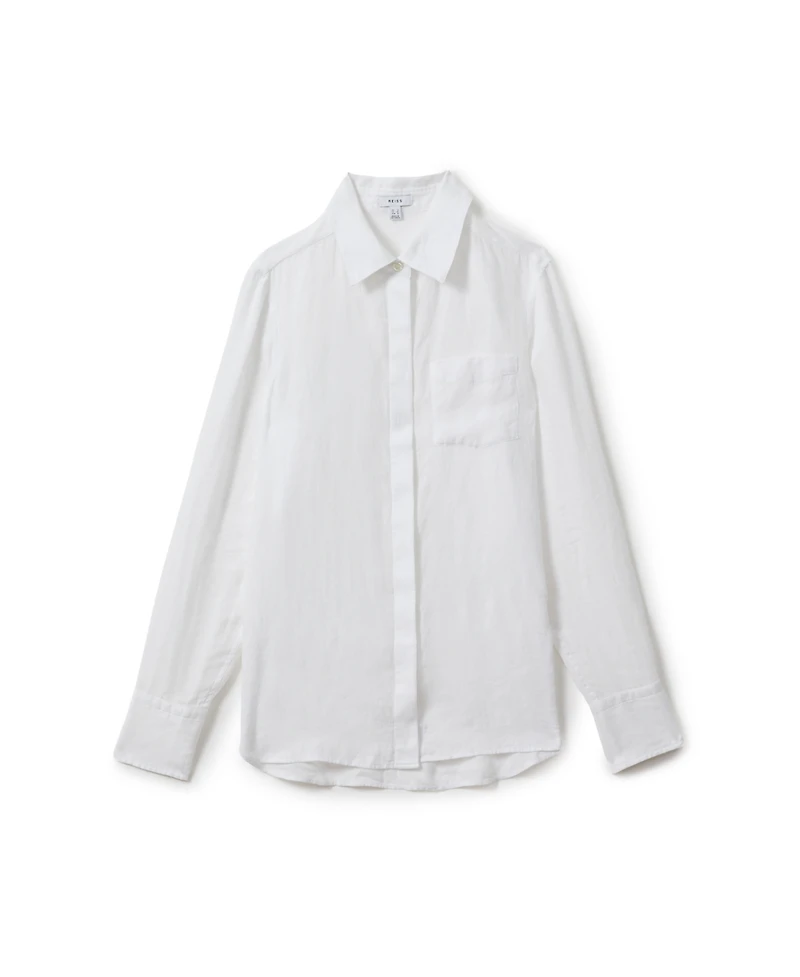 Reiss Women's Belle Linen Shirt