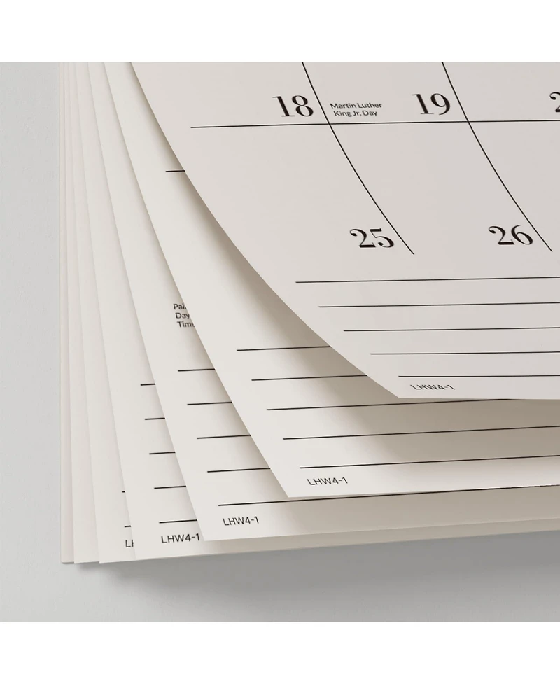 Gnuadz Wall Calendar 2026-2027 Monthly Hanging Organizer Minimalist