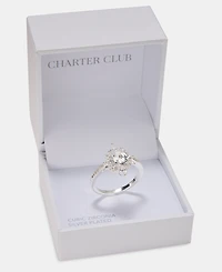Charter Club Cubic Zirconia Cluster Ring, Macy's Exclusive