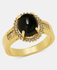 Charter Club Black Crystal and Cubic Zirconia Ring, Macy's Exclusive