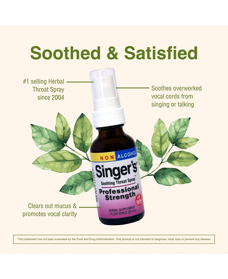 Herbs Etc. Singers Saving Grace Professional Af, 1 Fz