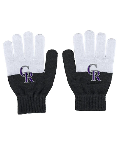 Wear by Erin Andrews Women's Colorado Rockies Color-Block Gloves