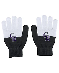 Wear by Erin Andrews Women's Colorado Rockies Color-Block Gloves