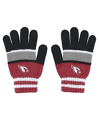 Wear by Erin Andrews Women's Arizona Cardinals Stripe Glove Scarf Set