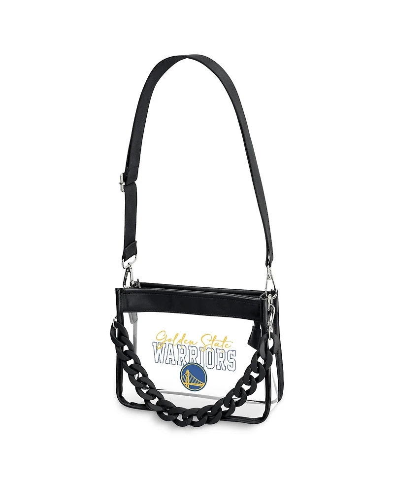 Wear by Erin Andrews Golden State Warriors Plastic Chain Mini Crossbody Bag