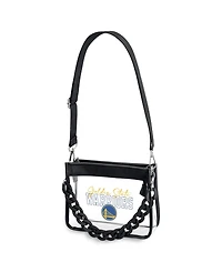 Wear by Erin Andrews Golden State Warriors Plastic Chain Mini Crossbody Bag