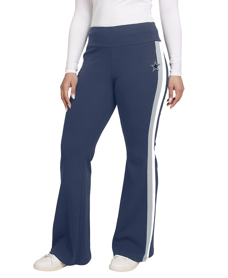 Wear by Erin Andrews Women's Navy Dallas Cowboys Tri-Blend Yoga Pants