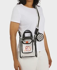 Wear by Erin Andrews Clemson Tigers Clear Stadium Crossbody Purse with Coin Pouch