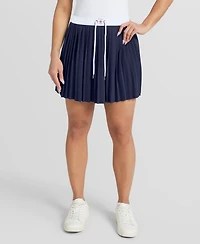 Wear by Erin Andrews Women's Navy Houston Astros Pleated Skort