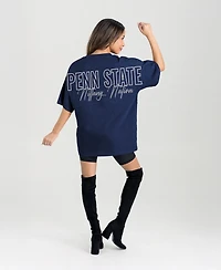 Gameday Couture Women's Navy Penn State Nittany Lions Oversized Back at Ya T-Shirt