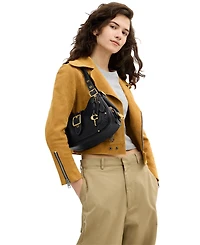 Coach Textured Pebble Leather Medium Drifter Shoulder Handbag