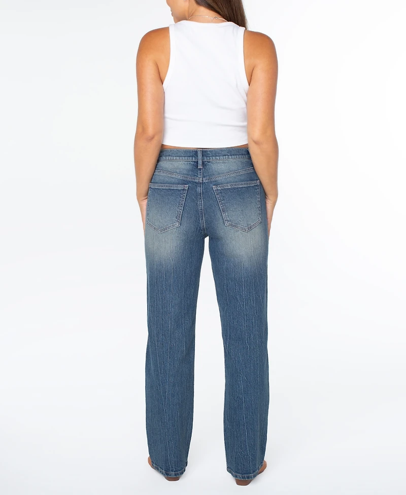 Celebrity Pink Women's Ultra High-Rise Studded Jeans