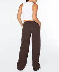 Celebrity Pink Women's Mid-Rise Baggy Jeans