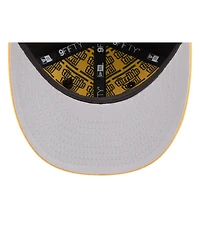 New Era Big Boys and Girls Black/Gold Pittsburgh Steelers 2026 Nfl Draft Pre-Curved 9FIFTY Snapback Hat