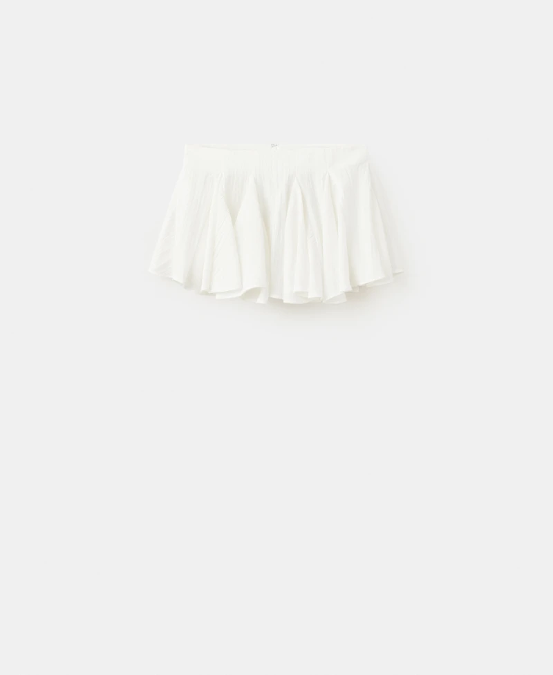 Mango Women's Ruffled Short Skirt