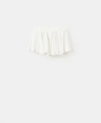 Mango Women's Ruffled Short Skirt