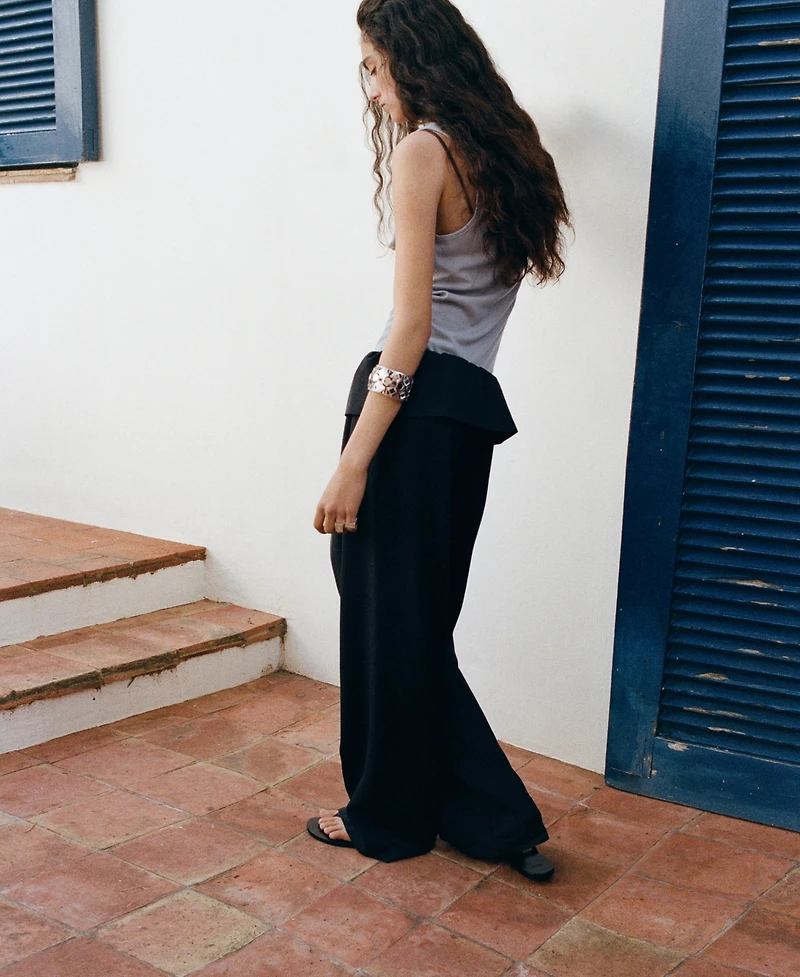 Mango Women's 100% Lyocell Pants