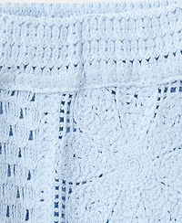 Mango Women's Openwork Embroidery Straight-Leg Pants