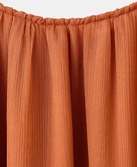 Mango Women's Ruffles Flowy Dress