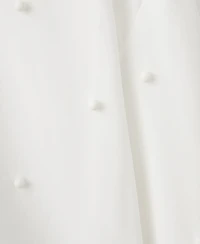 Mango Women's Lyocell Cultivated Pearl Blouse