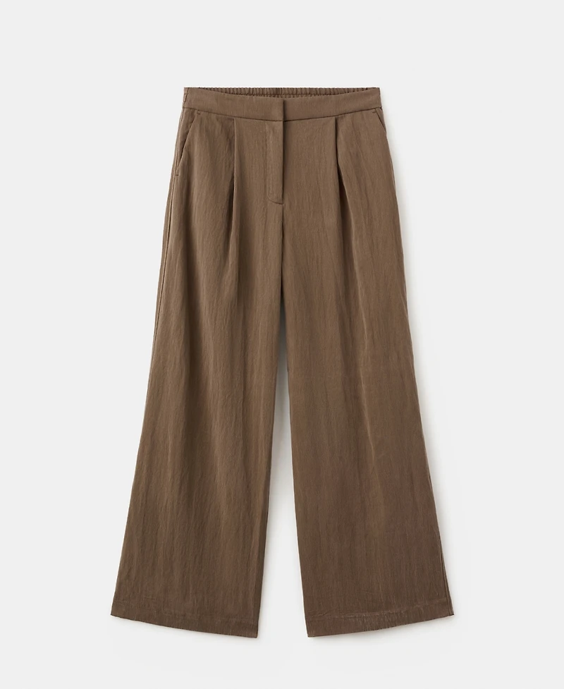 Mango Women's Straight Lyocell Pants