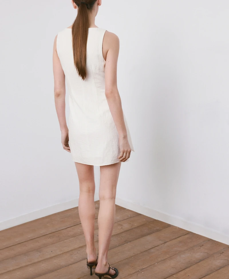 Mango Women's Bow Short Dress