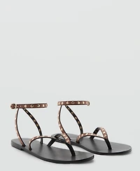 Mango Women's Studded Sandals