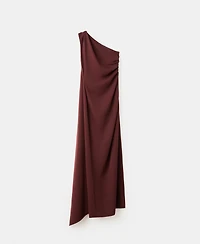 Mango Women's Scarf Asymmetrical Dress