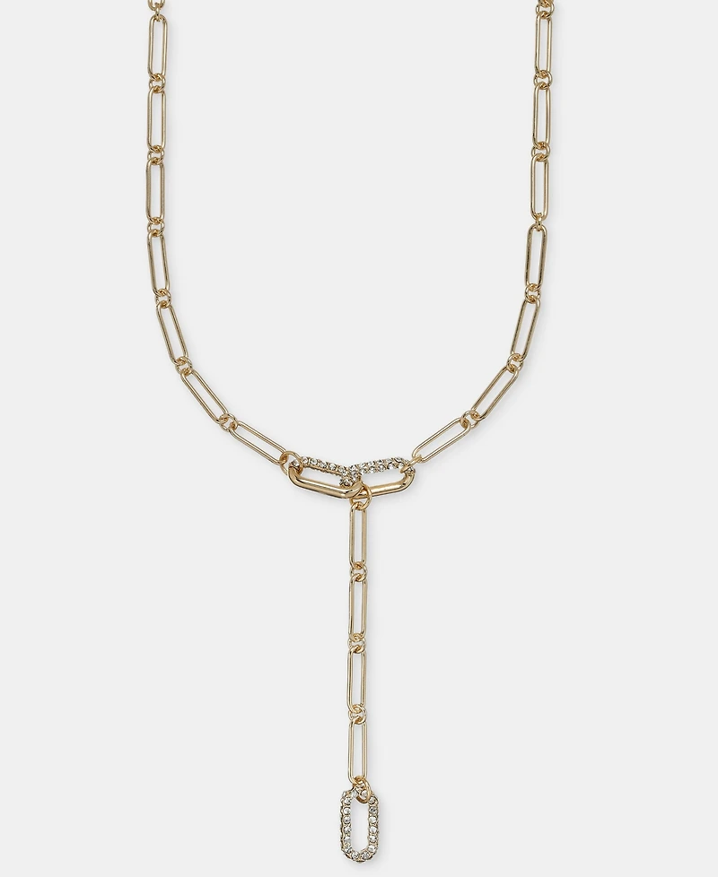 On 34th Cubic Zirconia Long Y Necklace, Macy's Exclusive