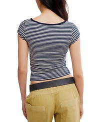 Free People Women's Morning Pages Short-Sleeve Top