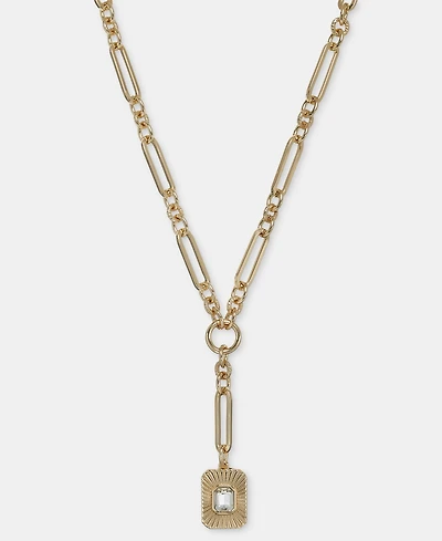 On 34th Cubic Zirconia Pendant Y Necklace, Macy's Exclusive