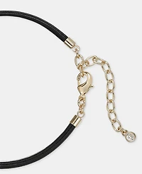 On 34th Crystal Tennis Cord Necklace, Macy's Exclusive