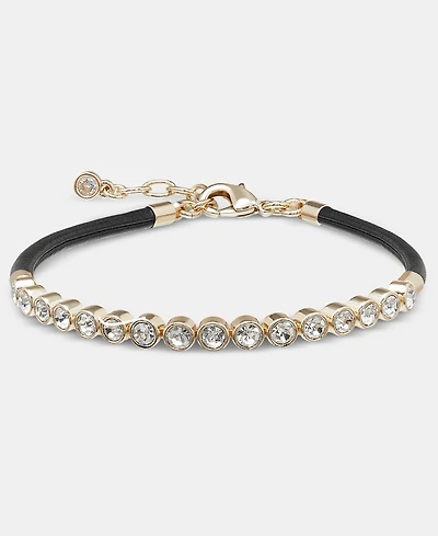 On 34th Crystal Cord Flex Bracelet