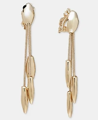 Style & Co Shaky Chain Clip-On Linear Drop Earrings, Macy's Exclusive
