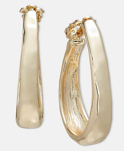 Style & Co Oval Clip-On Hoop Earrings, Macy's Exclusive