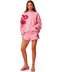 Edikted Women's Barbie Blossom Oversized Hoodie