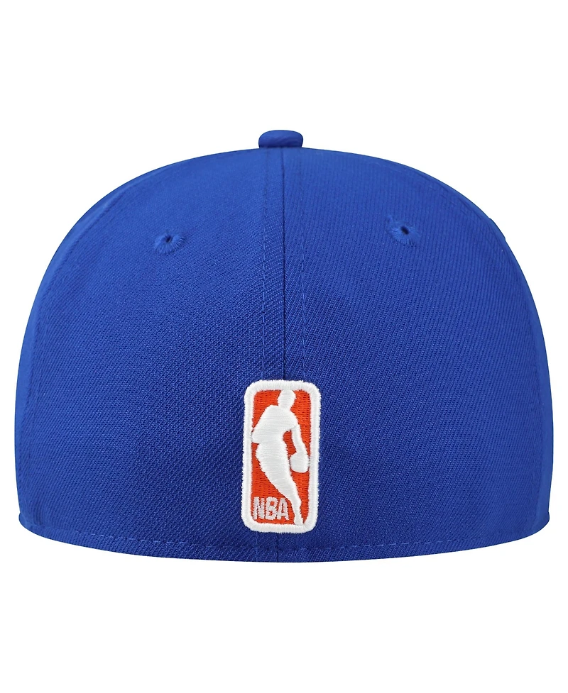 New Era Big Boys and Girls Blue York Knicks Break 59FIFTY Fitted Hat