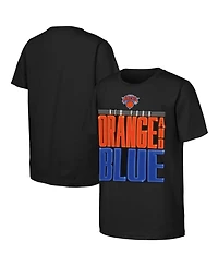 Outerstuff Big Boys and Girls Black New York Knicks Marquee T-Shirt
