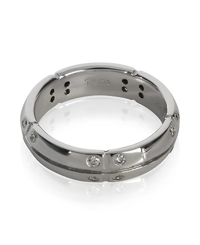 Pre-Owned Tiffany & Co White Gold Diamond Streamerica Band